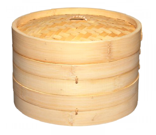 KitchenCraft World of Flavours Bamboo Steamer Basket, 2 Tier, 25 cm