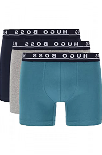 BOSS Men's Boxer Briefs 3p Co/El Shorts, Open Miscellaneous D, M