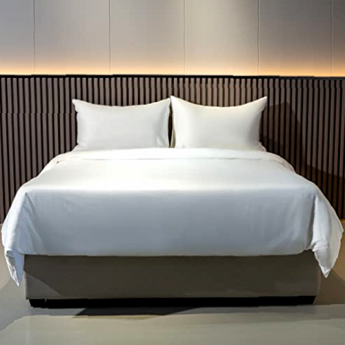 Aurora Home Duvet Cover Set I 100% Bamboo Bedding I Pure Bamboo Bed Linen I White Bamboo Bedding (Double)