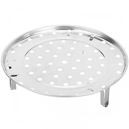 Tyenaza Rack Round Steaming Tray, Steam Tray, Steamer Rack Stand, Steamer Rack, Steamer Rack for Pots, Pans Crock Pots with Supporting Feet (Medium diameter 24cm)