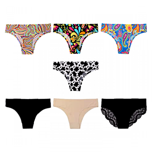 OddBalls | Weekday Bundle | Ladies Seamless Briefs | The Underwear Everyone is Talking About | 7 Pack | Size 18
