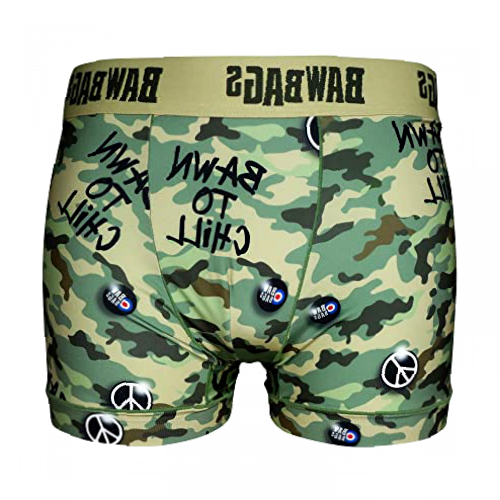 Cool De Sacs Full Metal Baws Technical Boxer Shorts XS Green