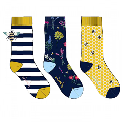 Joules Womens Excellent Everyday Bamboo 3 Pack Socks