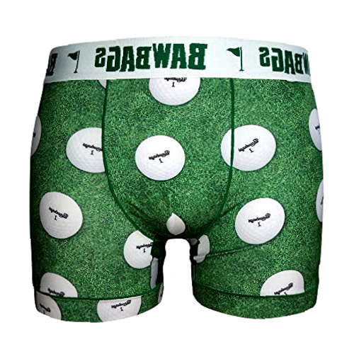 Cool De Sacs Golf Baws Technical Boxer Shorts L Green