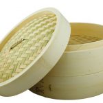 Dexam 12108610 Bamboo Steamer Set With 2 layers and Lid 25cm, Natural