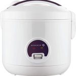 Reishunger Rice Cooker & Steamer with Keep-Warm Function - For 1-6 People - Fast Cooking Without Burning - Non-Stick Coating incl. Steamer Insert