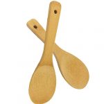 Rice Paddle, Natural Bamboo Spoon for Kitchen(23 * 7cm)