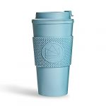 Neon Kactus - Double-Walled Coffee Cup, Reusable Coffee Cup with Resealable Lid, Food-Grade Silicone Seal, and Sleeve, Insulated Coffee Tumbler, Leakproof Travel Mug, Recyclable, Super Sonic, 16oz