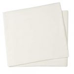 100% All Bamboo Bed Linen - Luxury Flat Sheet - King Size (Natural White)