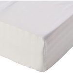 Amazon Basics Deluxe Microfiber Fitted Sheet, Super King - Bright White