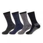 Arctic Comfort NEW 4 pairs Mens Arctic Comfort Thick Thermal Wool Socks High Tog Rating, Grey/Black, UK 6-11 EUR 39-45