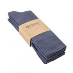 Bambuso Original 3-Pack Super Soft Men's Premium Bamboo Socks (Large, Navy)