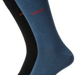 HUGO Men's 2P RS UNI Colors CC Socks, Dark Blue404, 43-46