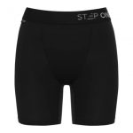 Step One Womens Bamboo Boxer Brief (Black, Large)
