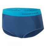 Runderwear Women's Briefs - Chafe-Free, Performance Running Underwear (Blue/Cyan, Medium (UK 10-12))