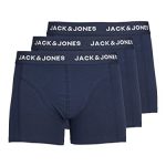 Jack and Jones Men Sense 3 Pack Trunks Mens Navy/Navy X Large