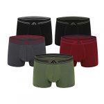 FM London(5-Pack) Bamboo Mens Boxers with Stretch Fit Design | Comfortable Bamboo Boxers for Men with a Tagless,Elastic Waist