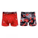 OddBalls | Welsh Rugby Union Bundle | Men's Boxer Shorts | The Underwear Everyone is Talking About | 2 Pack | XX-Large