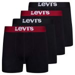 Levi's Mens Stretch Boxer Brief Underwear Breathable Stretch Underwear 4 Pack