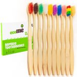 Bamboo Toothbrushes | 10 Pack | BPA Free Medium Bristles | Eco-Friendly & Biodegradable | Recyclable Eco Toothbrush Kids & Adults in Cool Colours…