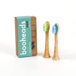 booheads - Bamboo Electric Toothbrush Heads | Biodegradable Eco-Friendly Sustainable Recyclable | Sonicare Compatible | Bamboo Toothbrush Replacement Heads - Polish Clean