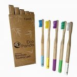 Bamboo Toothbrushes | Toothbrush | Eco Toothbrush | Wooden Toothbrush | 5 Pack | BPA Free | Eco Friendly | Bamboo Toothbrush | Vegan Society Certified | Plastic Free Packaging | UK Design