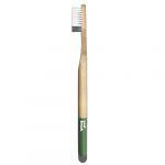 Last Brush® | Natural Bamboo Toothbrush | Castor Bean Bristles | Organic Biodegradable Handle | BPA Free | Sage Green