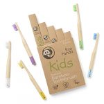 Kids Bamboo Toothbrushes | Children’s Toothbrush | Eco Toothbrush | Wooden Toothbrush | 5 Pack | BPA Free | Eco Friendly | Bamboo toothbrush | Vegan Society Certified | Plastic Free | Zero Waste UK